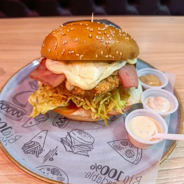 HAMBURGUESA DE POLLO